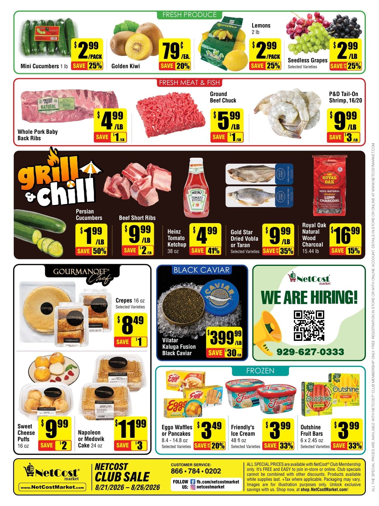 NetCost Market (New Jersey, Pennsylvania) Weekly Ad August 21 - 26, 2026