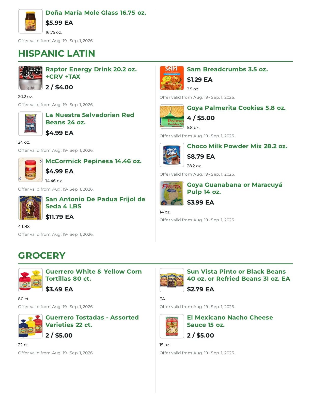 Northgate Market Weekly Ad August 19 - September 1, 2026
