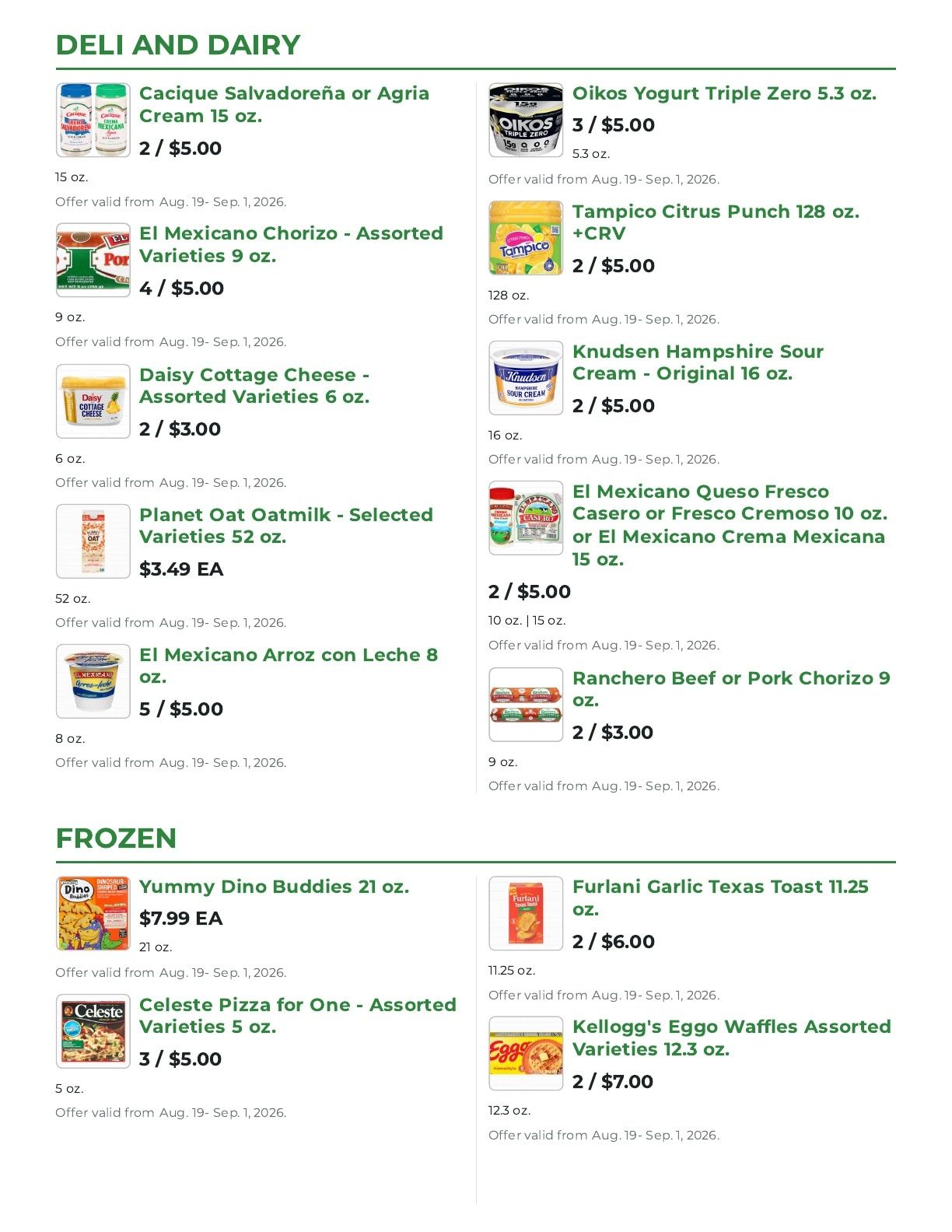 Northgate Market Weekly Ad August 19 - September 1, 2026