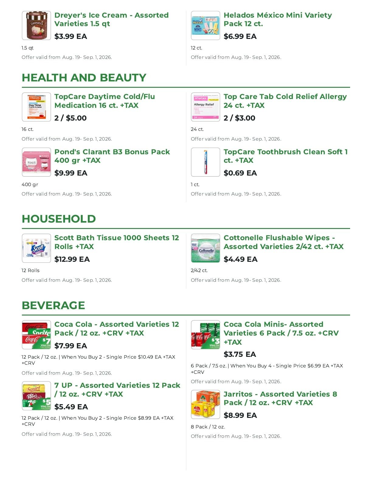 Northgate Market Weekly Ad August 19 - September 1, 2026