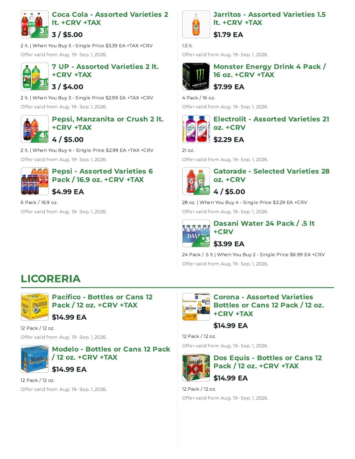 Northgate Market Weekly Ad August 19 - September 1, 2026