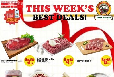 Poco Loco Supermercado (Elgin and other locations, TX) Weekly Ad August 19 - 25, 2026