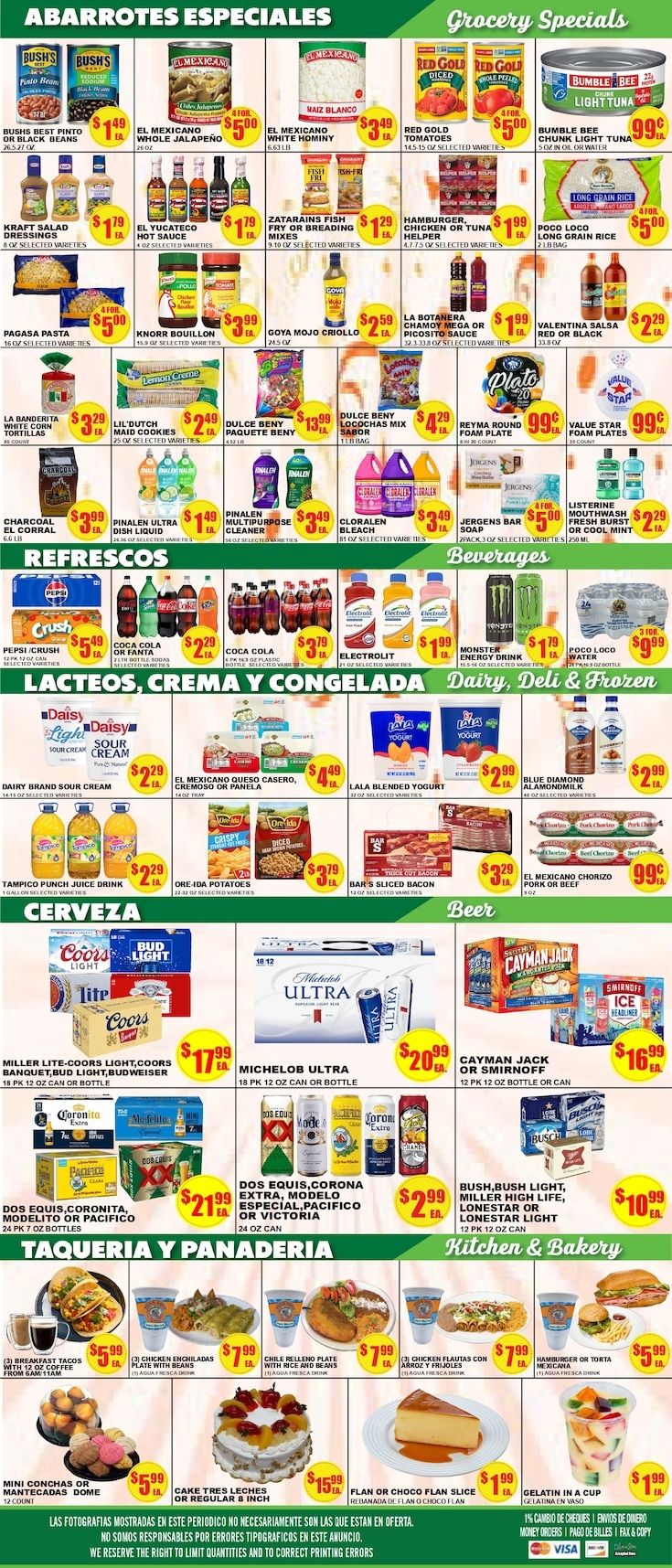 Poco Loco Supermercado (Round Rock, TX) Weekly Ad August 19 - 25, 2026