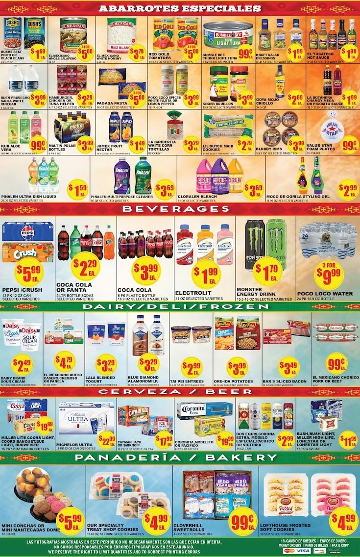 Poco Loco Supermercado (Texas) Weekly Ad August 19 - 25, 2026