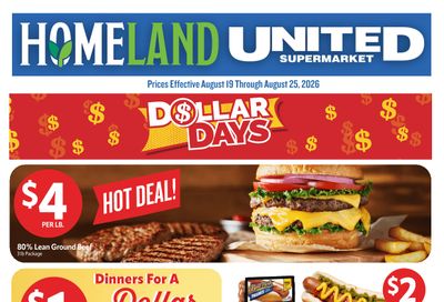 Homeland Stores (Chickasha, OK) Weekly Ad August 19 - 25, 2026