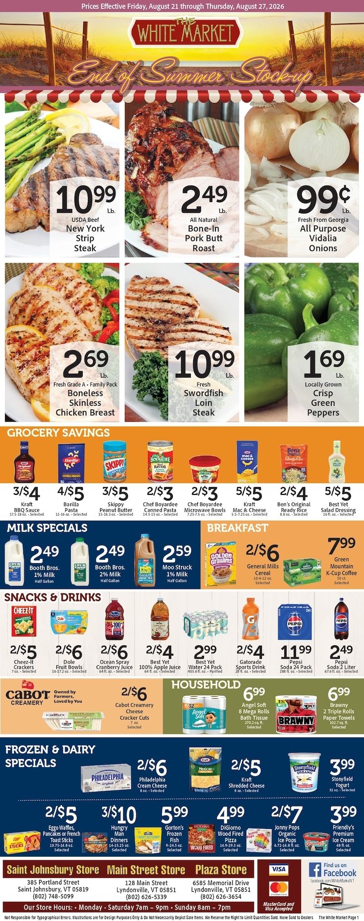 The White Market Weekly Ad August 21 - 27, 2026