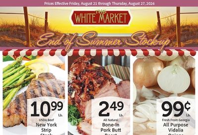 The White Market Weekly Ad August 21 - 27, 2026