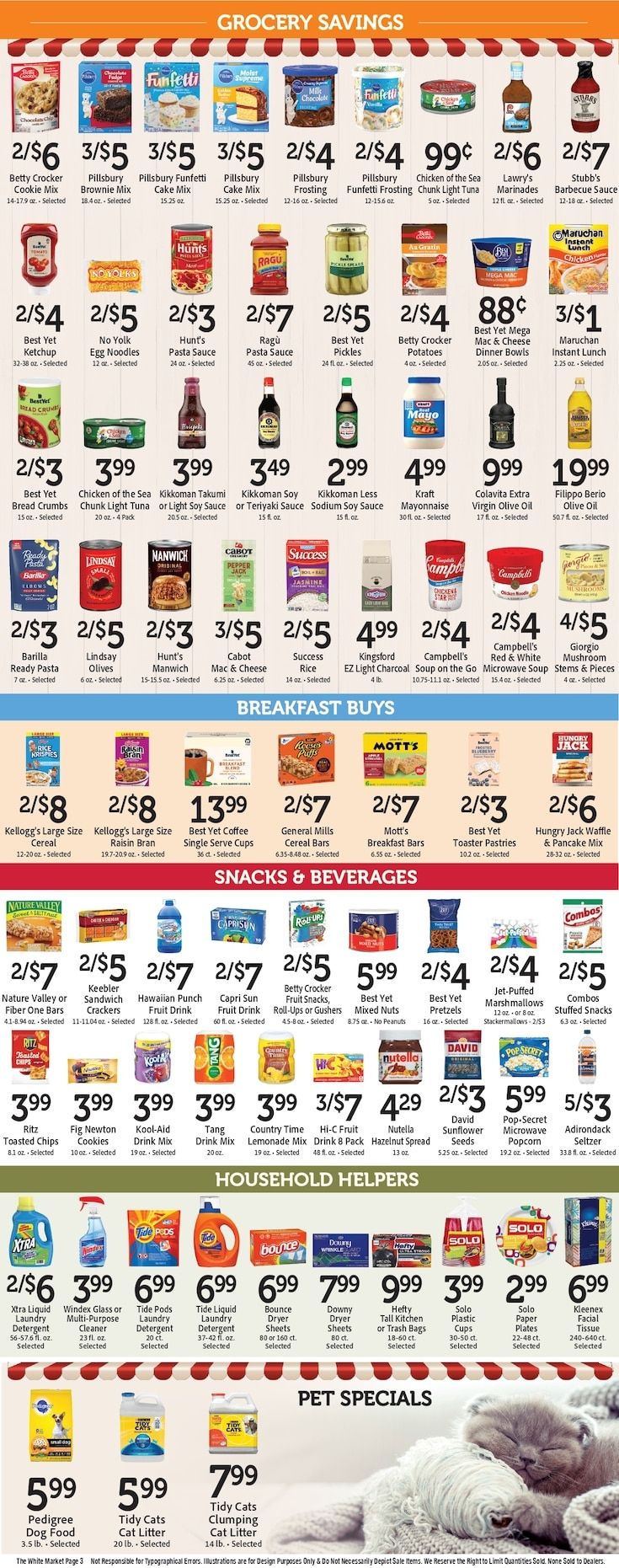 The White Market Weekly Ad August 21 - 27, 2026