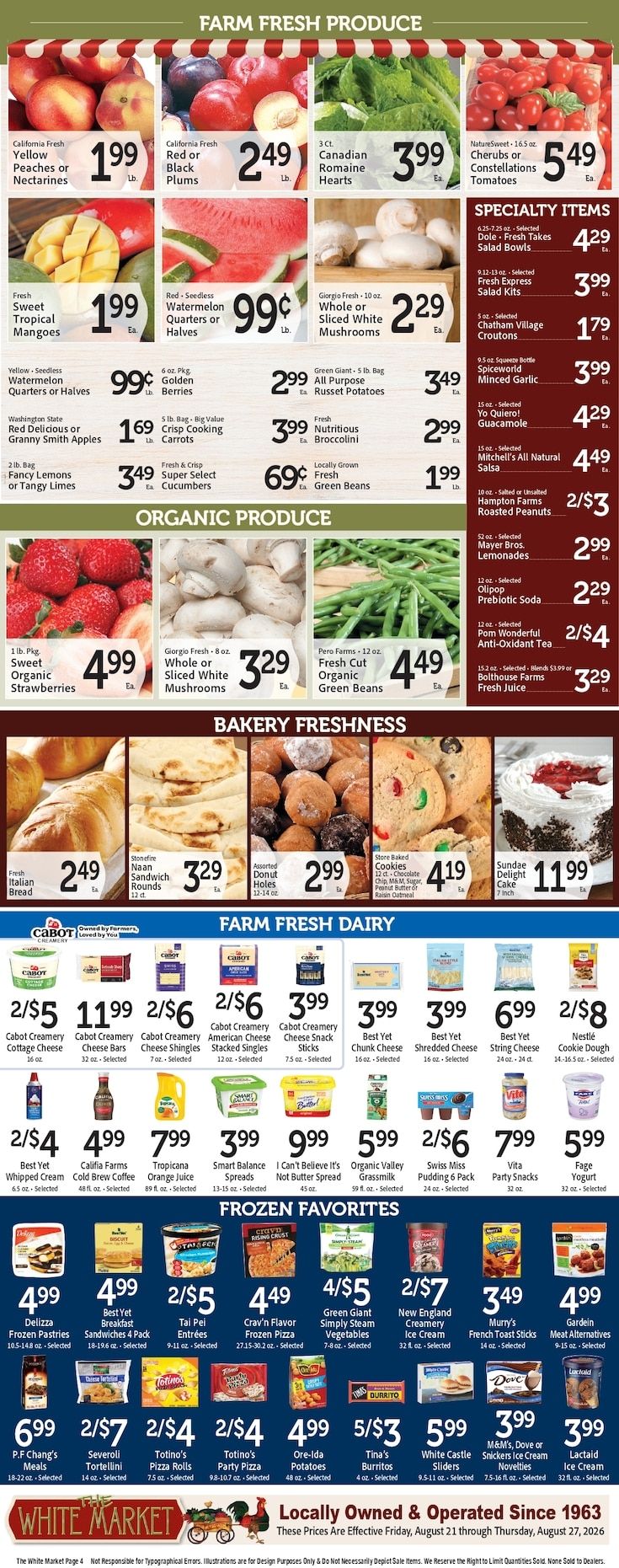 The White Market Weekly Ad August 21 - 27, 2026