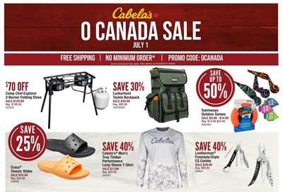 Cabela's O Canada Sale July 1