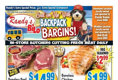 Randy's BiLo Weekly Ad August 20 - 26, 2026