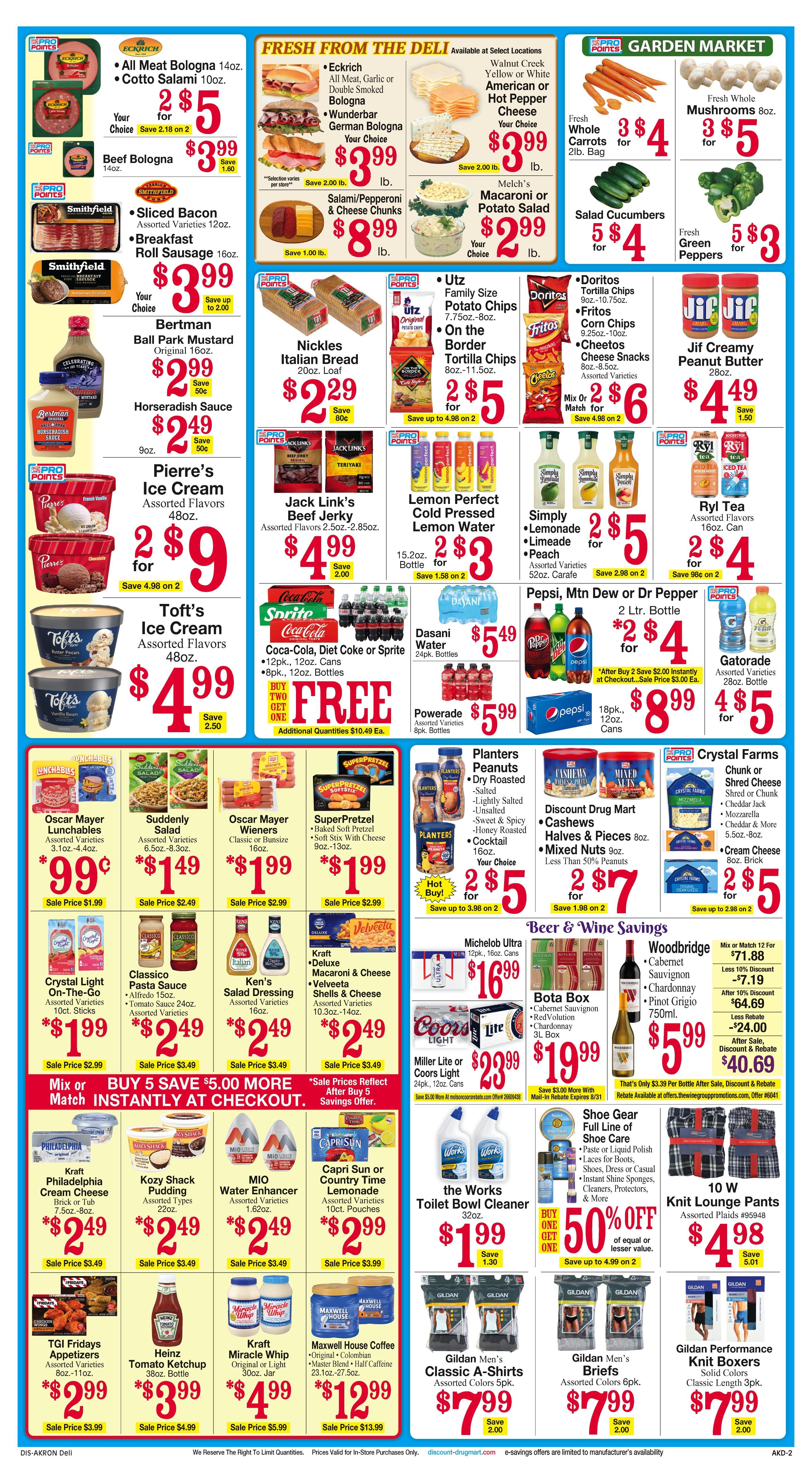 Discount Drug Mart (Ohio) Weekly Ad August 26 - September 1, 2026