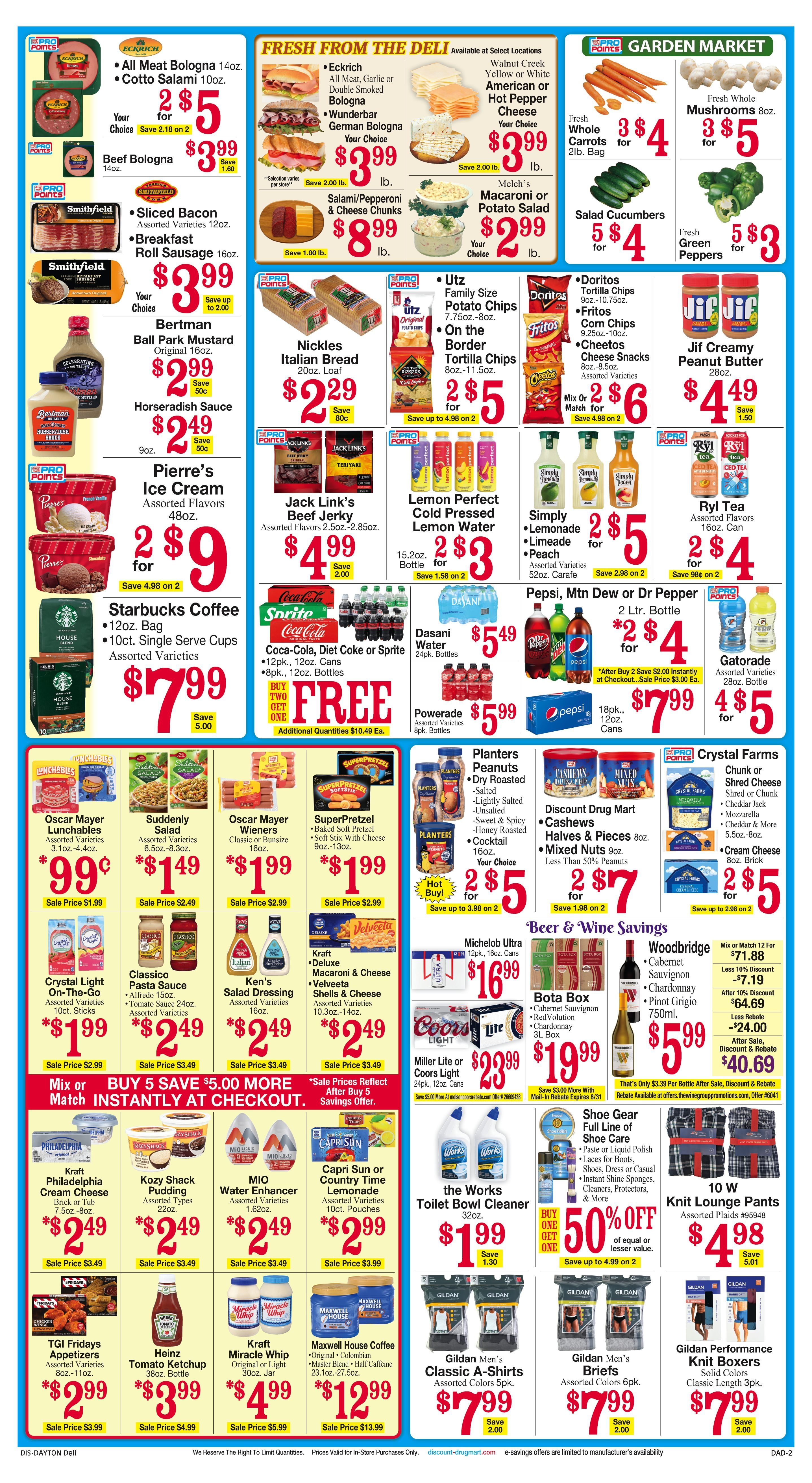 Discount Drug Mart (Ohio) Weekly Ad August 26 - September 1, 2026