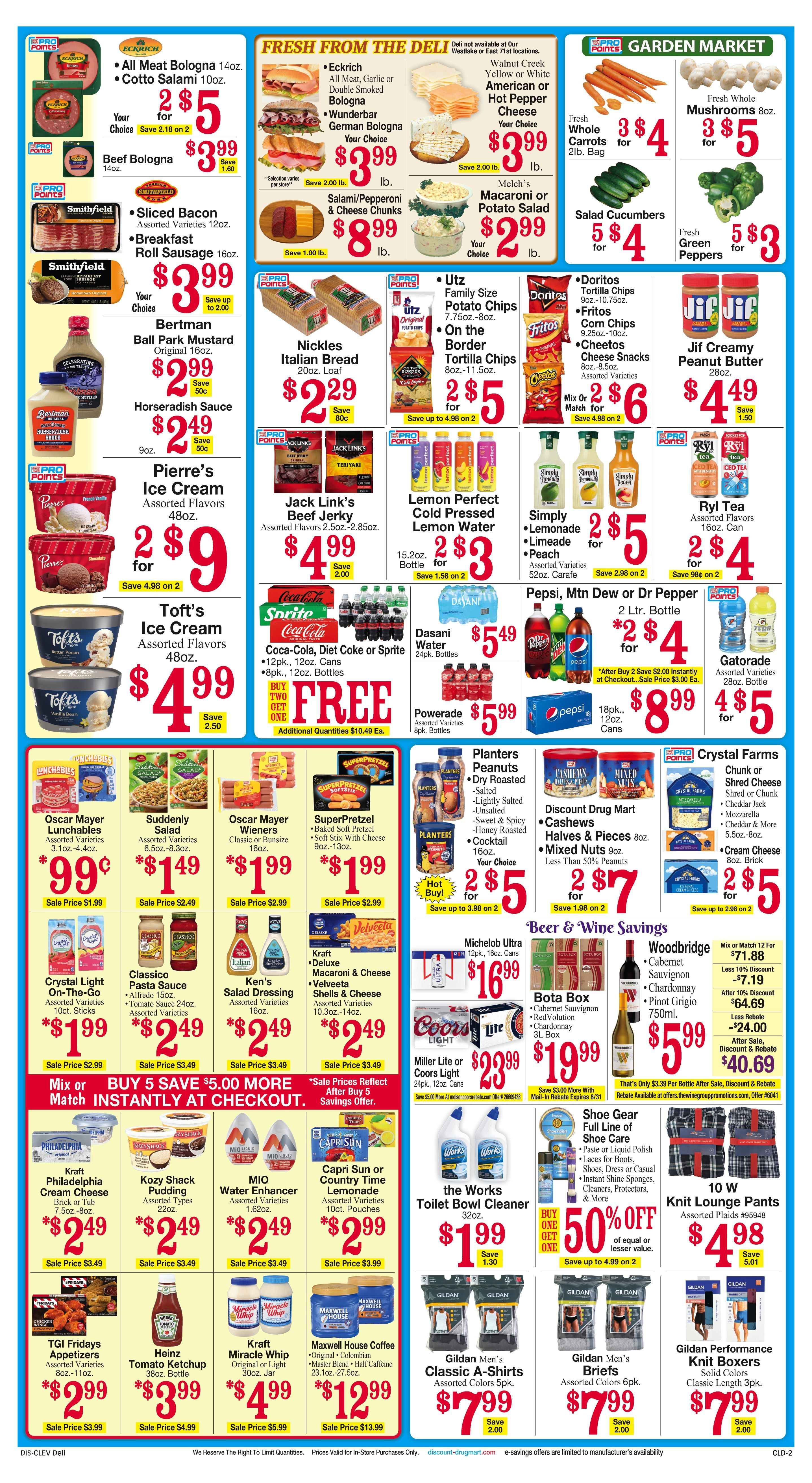 Discount Drug Mart (Ohio) Weekly Ad August 26 - September 1, 2026