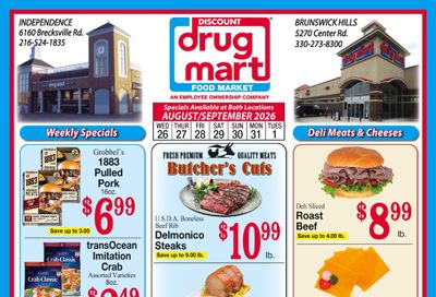 Discount Drug Mart (Ohio) Weekly Ad August 26 - September 1, 2026