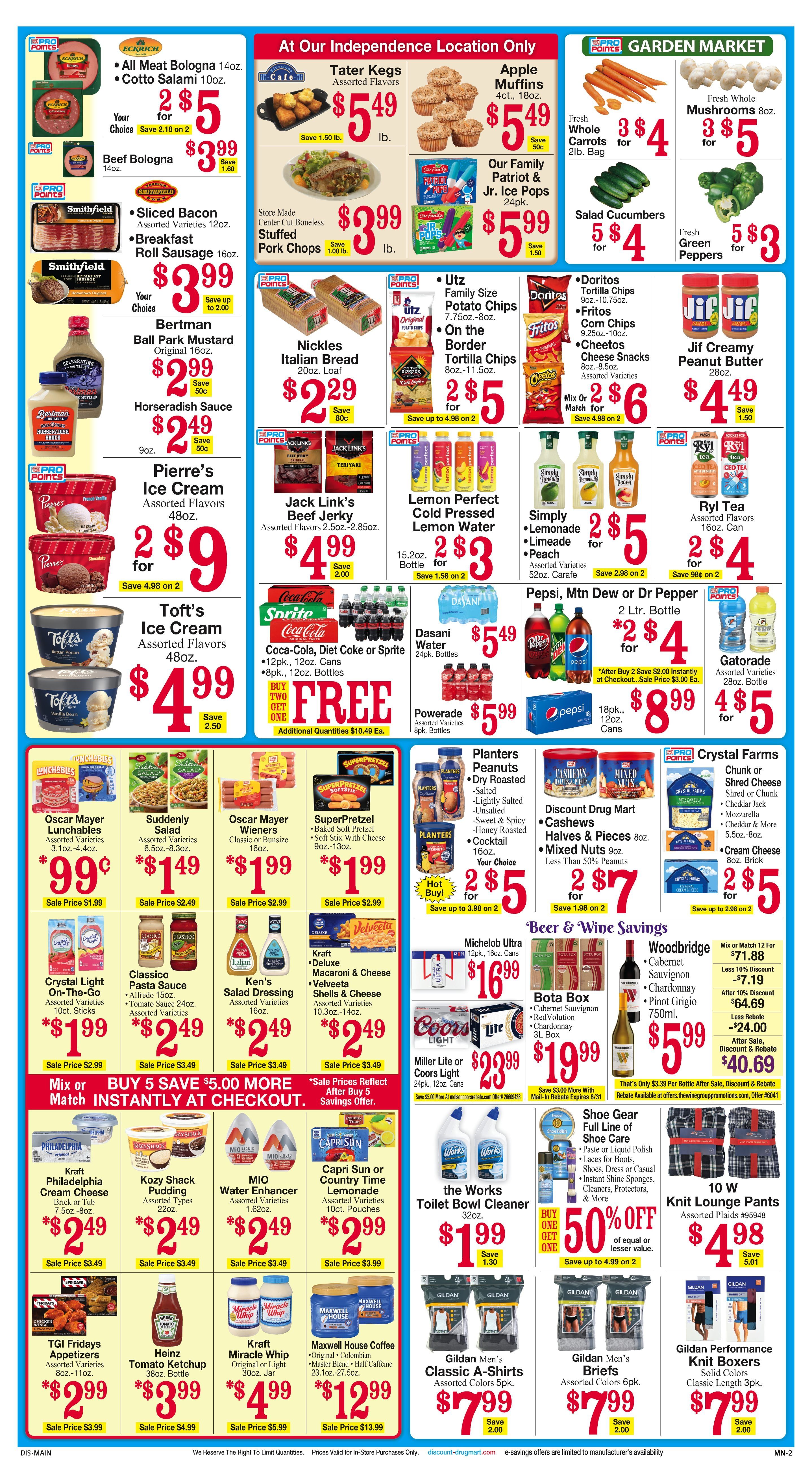 Discount Drug Mart (Ohio) Weekly Ad August 26 - September 1, 2026