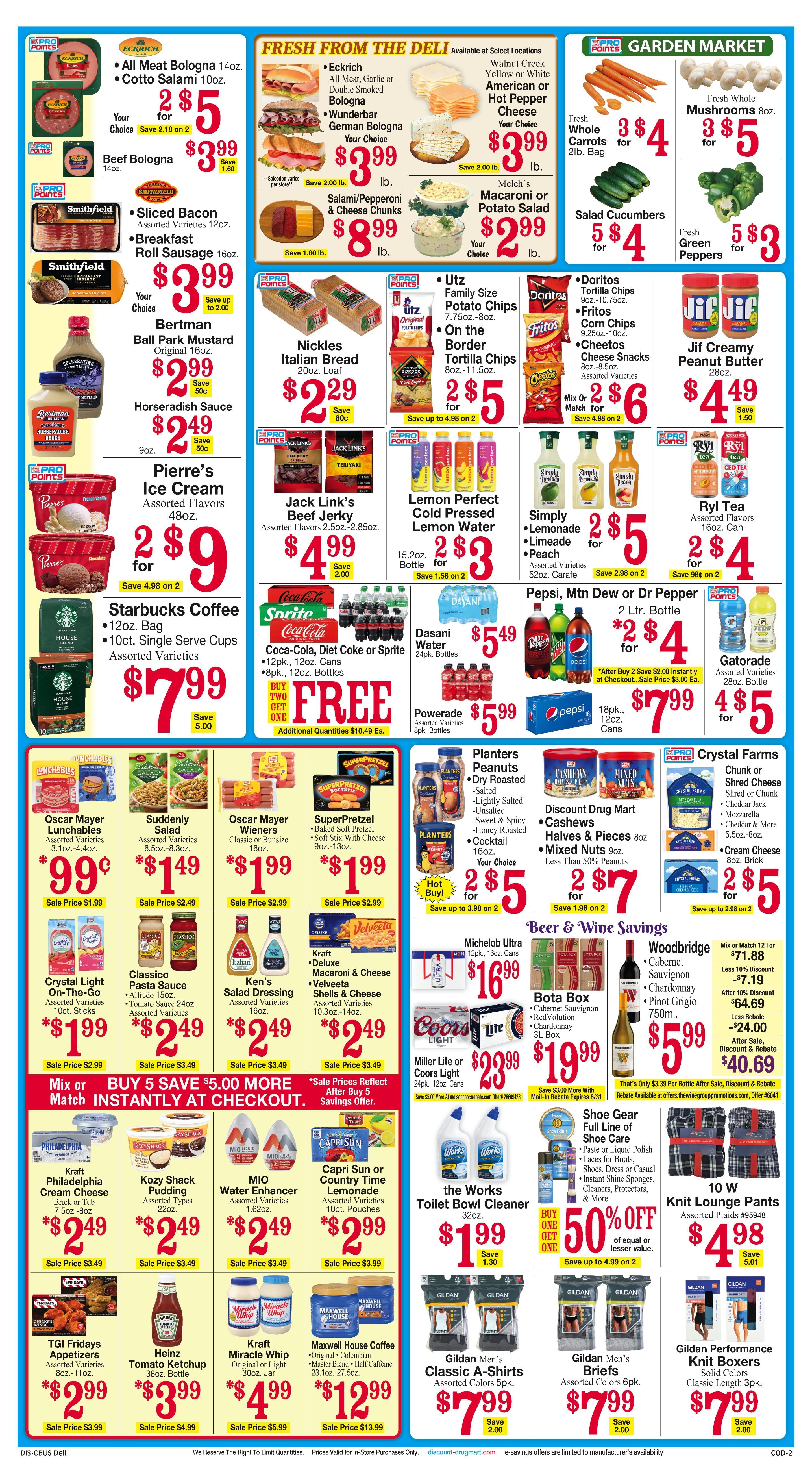Discount Drug Mart (Ohio) Weekly Ad August 26 - September 1, 2026