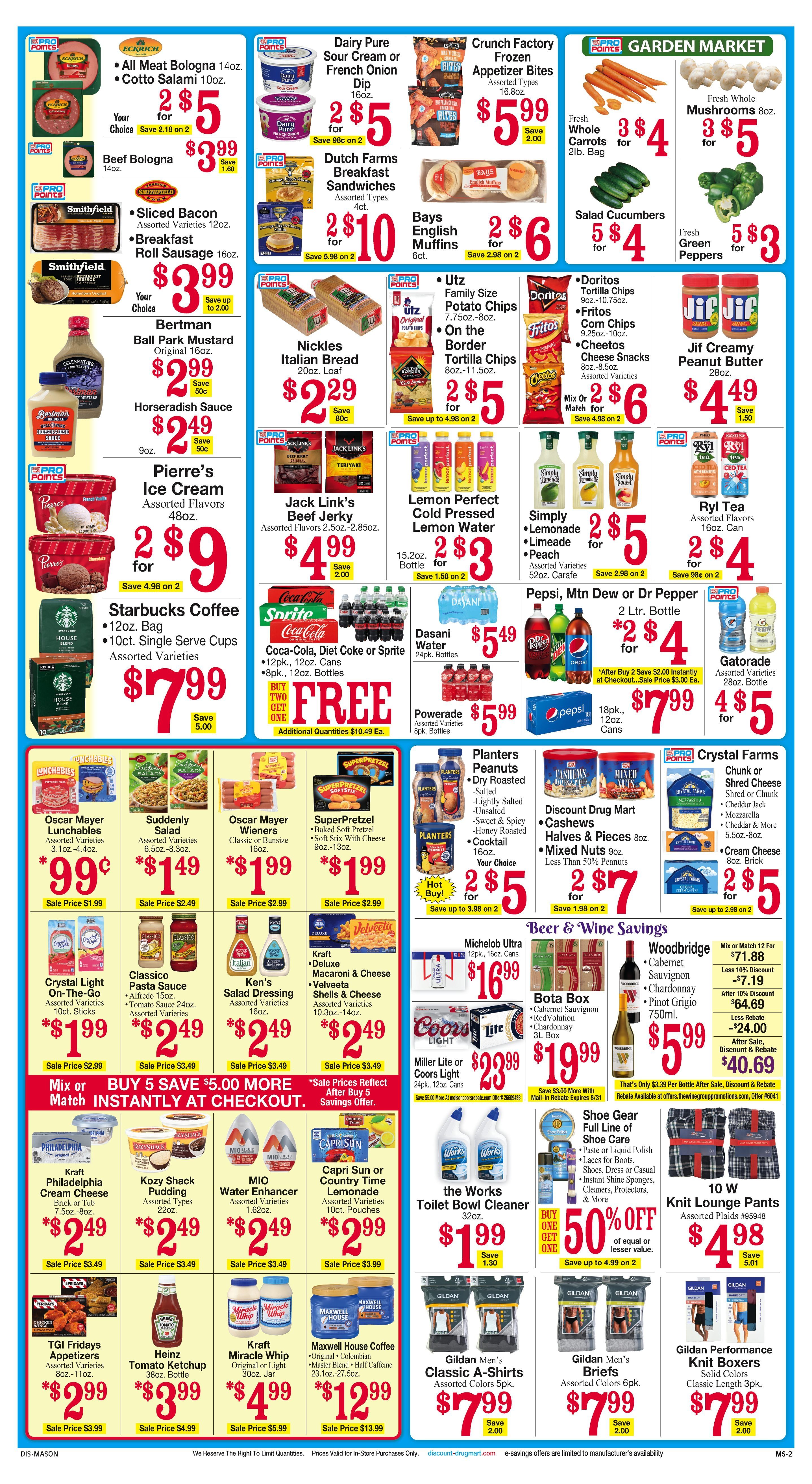 Discount Drug Mart (Ohio) Weekly Ad August 26 - September 1, 2026
