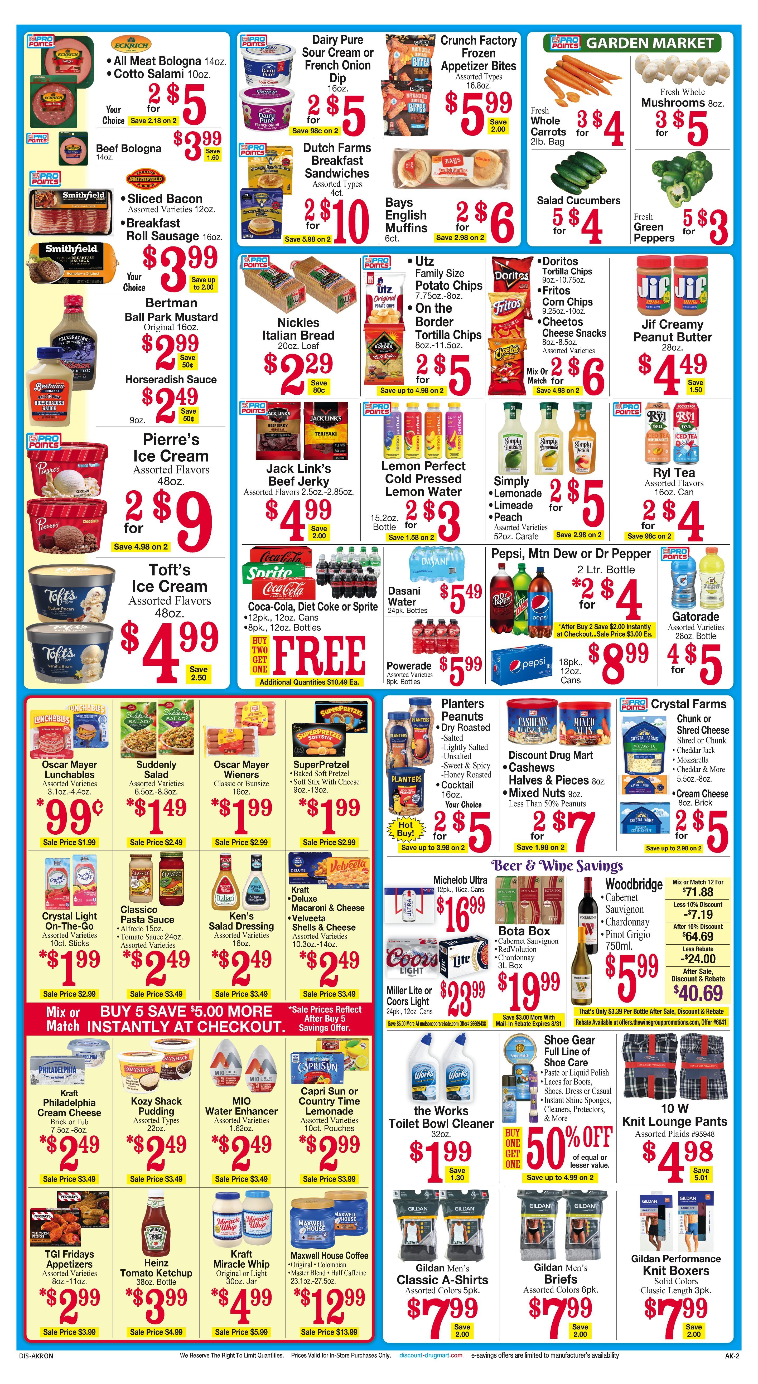 Discount Drug Mart (Ohio) Weekly Ad August 26 - September 1, 2026