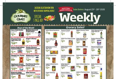 Gourmet Glatt (New Jersey) Weekly Ad August 22 - 28, 2026