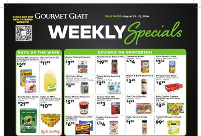 Gourmet Glatt (New York) Weekly Ad August 22 - 28, 2026