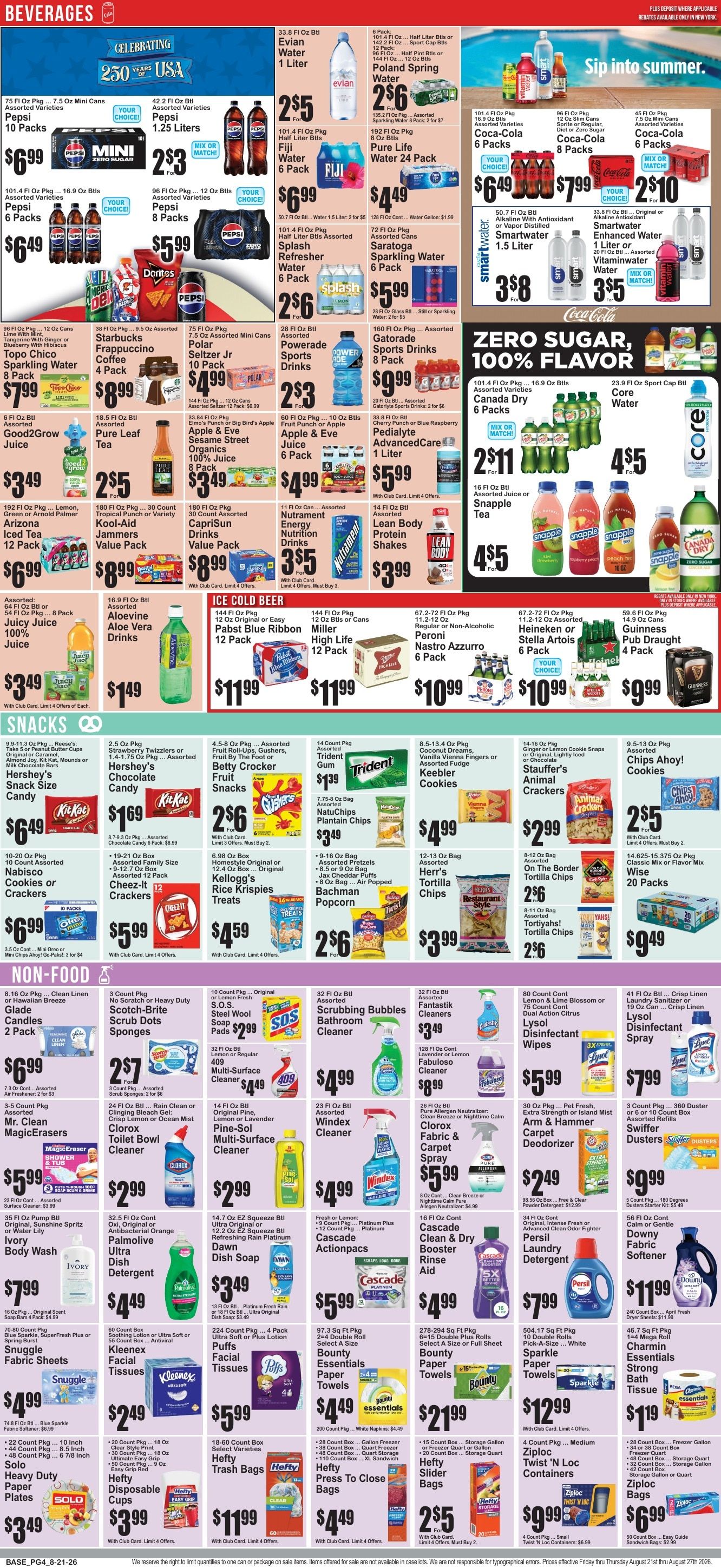 Market Fresh Supermarkets Weekly Ad August 21 - 27, 2026