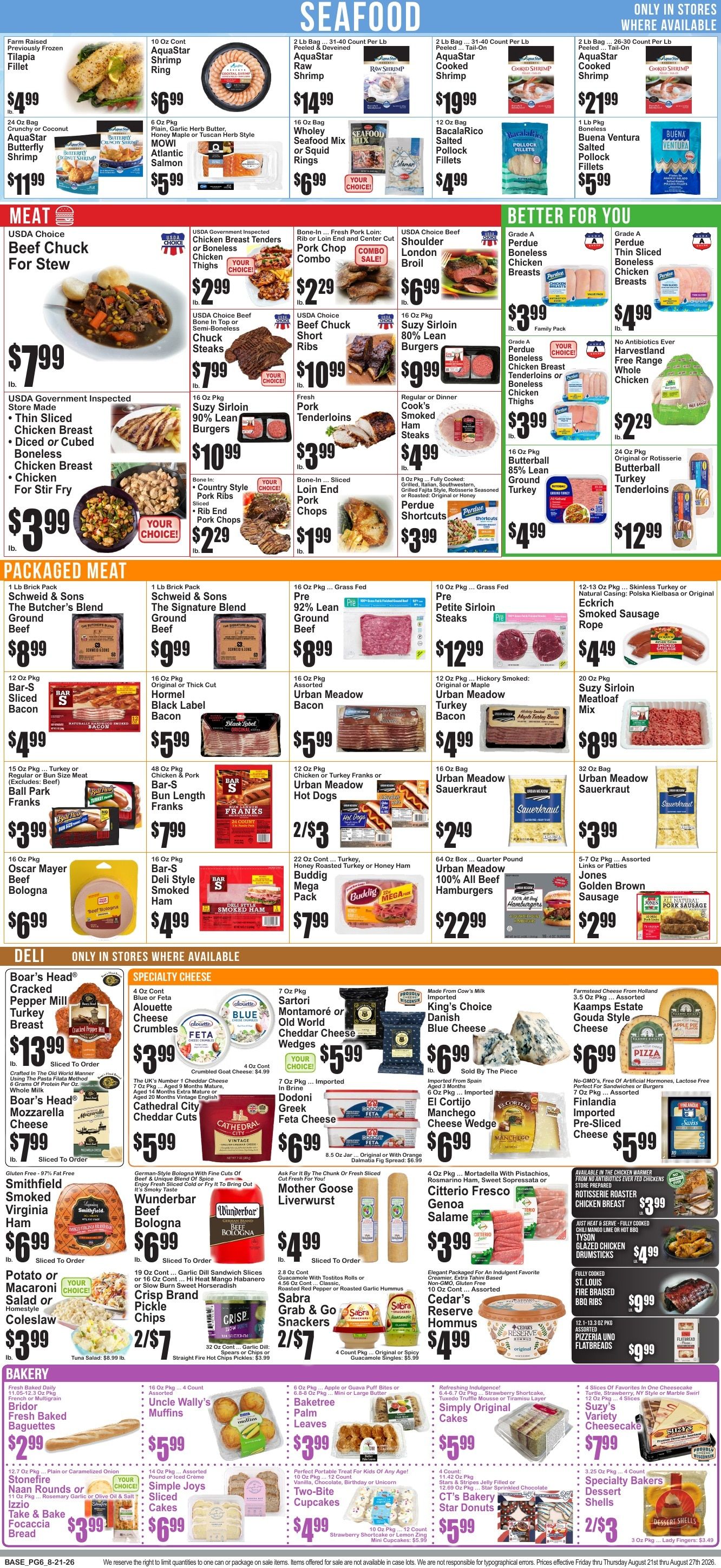 Market Fresh Supermarkets Weekly Ad August 21 - 27, 2026
