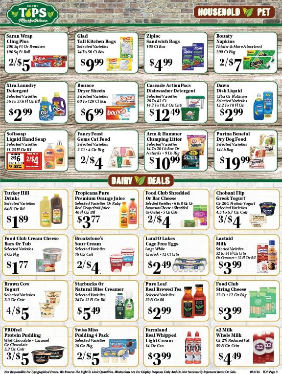 Tops Marketplace Weekly Ad August 21 - 27, 2026