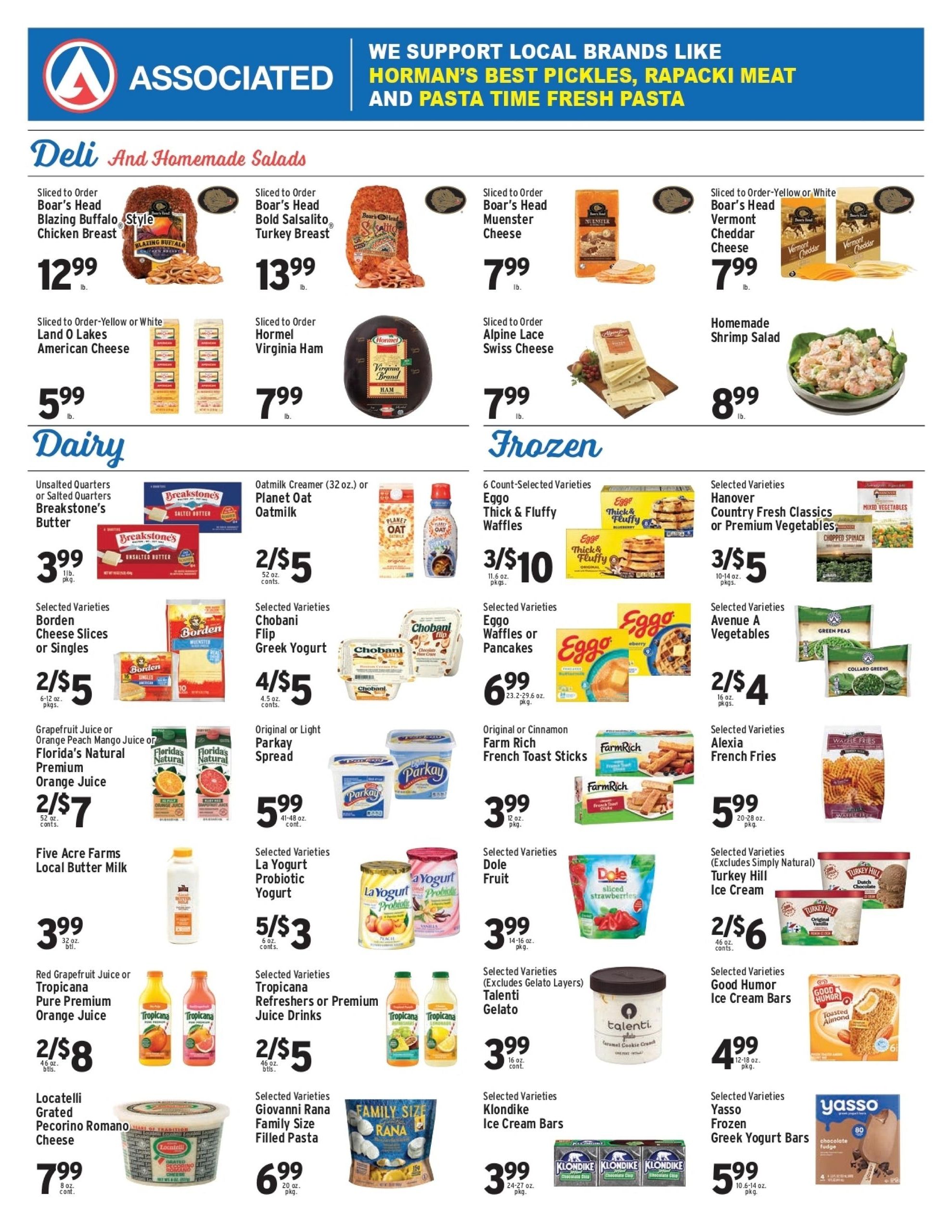 Associated Supermarkets (Carle Place–Hempstead Area, NY) Weekly Ad August 21 - 27, 2026