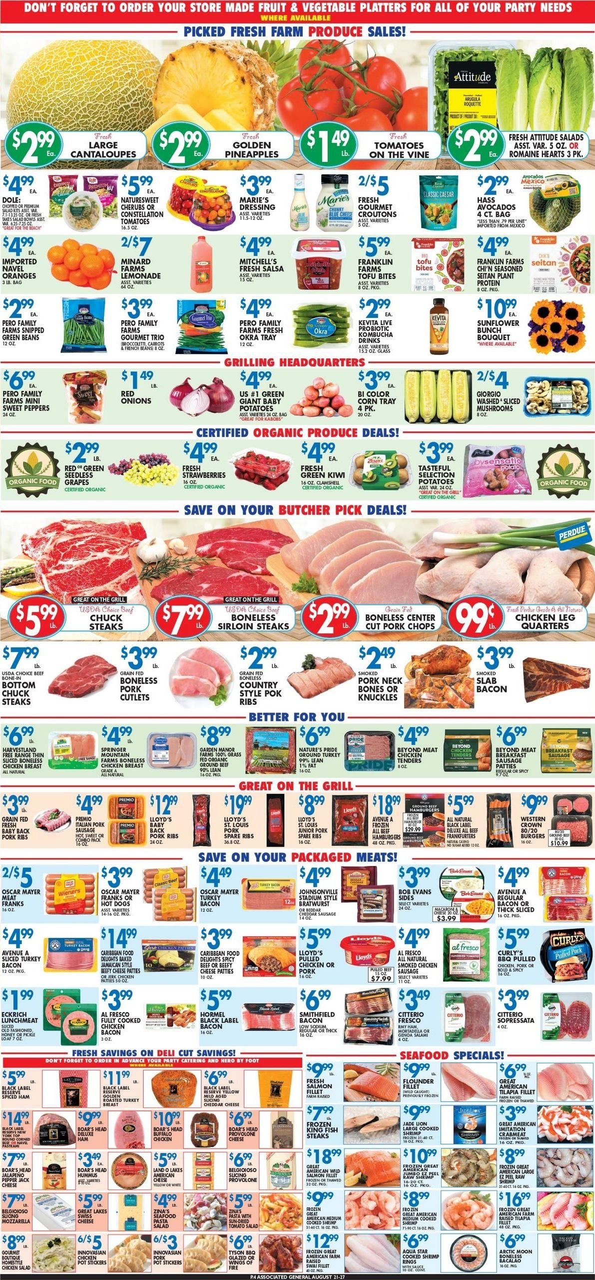 Associated Supermarkets (Philadelphia–Haddonfield Area, NJ–PA) Weekly Ad August 21 - 27, 2026