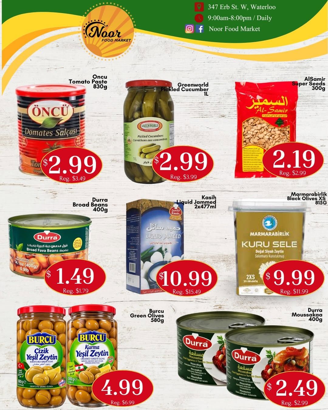 Noor Food Market Flyer August 21 to 27