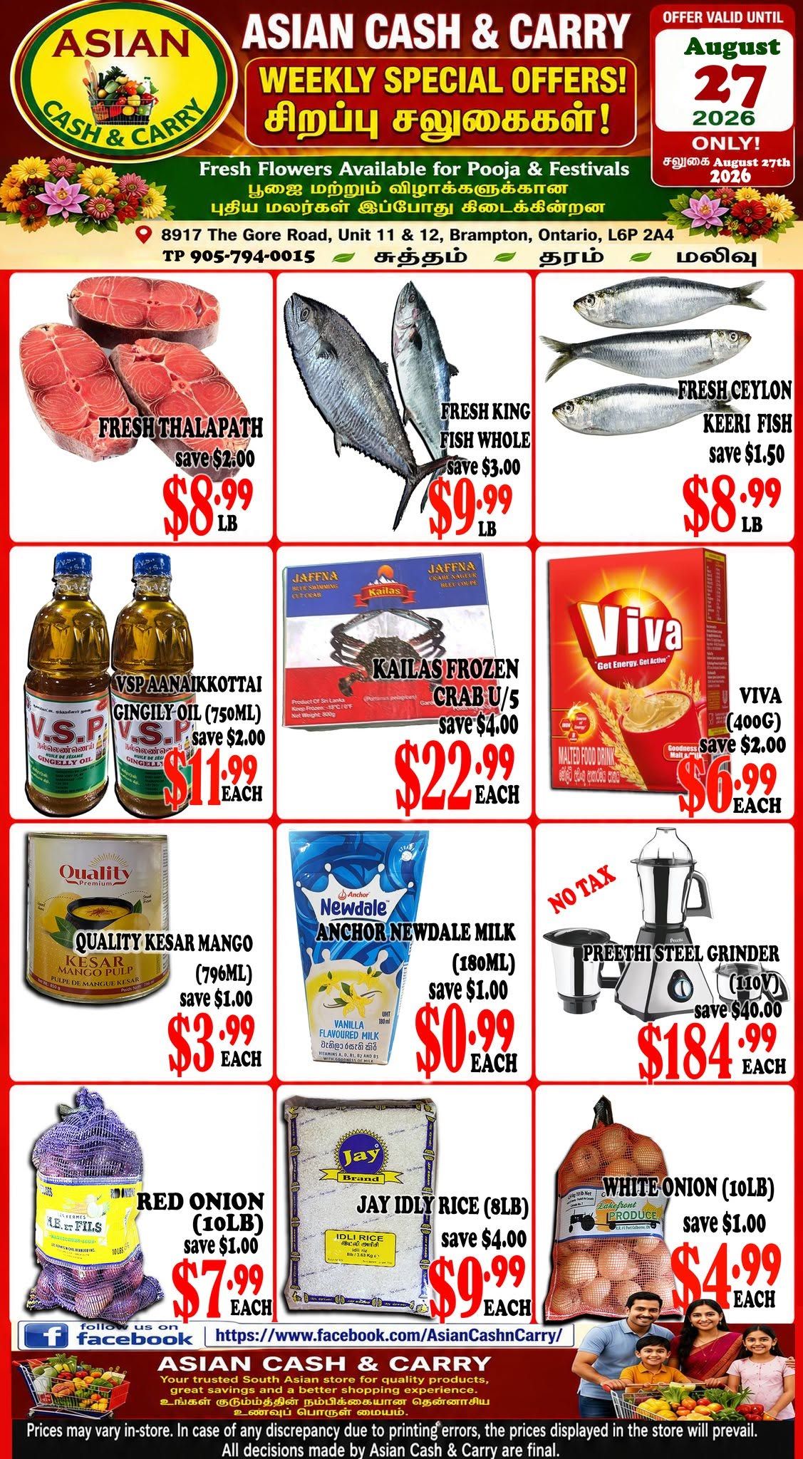 Asian Cash & Carry Flyer August 21 to 27