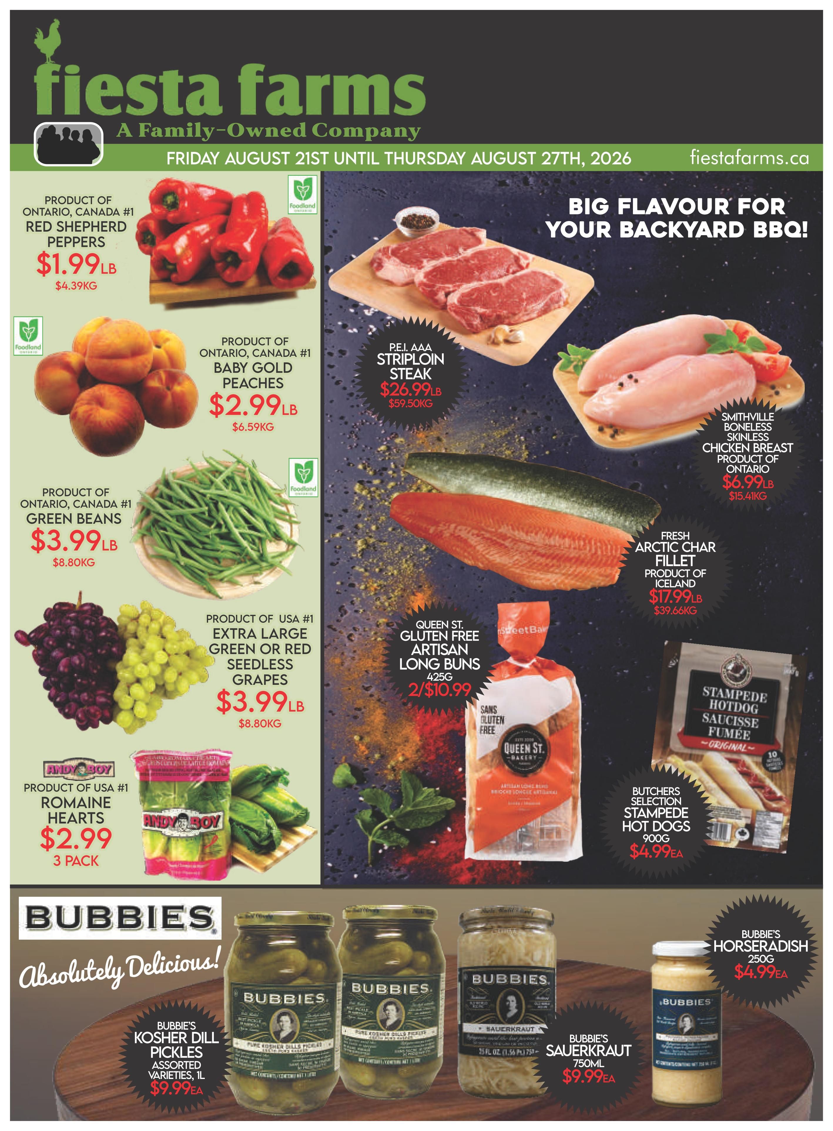Fiesta Farms Flyer August 21 to 27