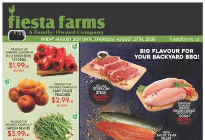 Fiesta Farms Flyer August 21 to 27