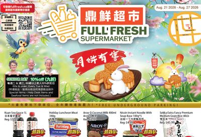 Full Fresh Supermarket Flyer August 21 to 27