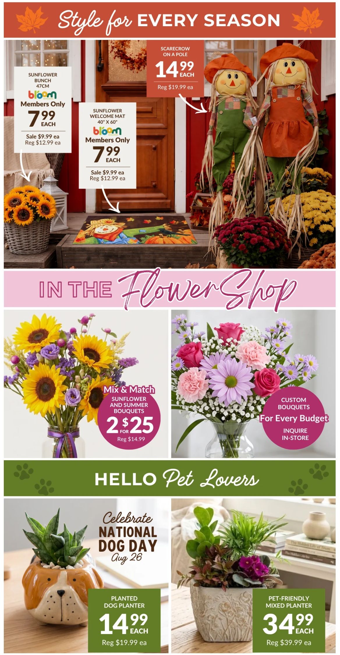 Lakeside Garden Gallery Flyer August 21 to 27