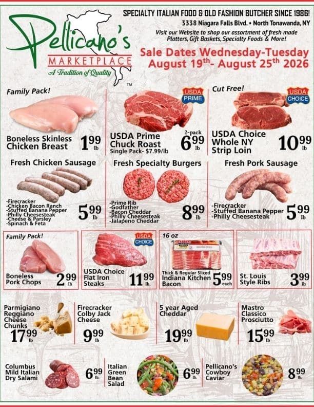 Pellicano's Marketplace Weekly Ad August 19 - 25, 2026