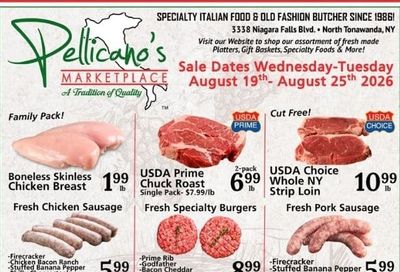 Pellicano's Marketplace Weekly Ad August 19 - 25, 2026