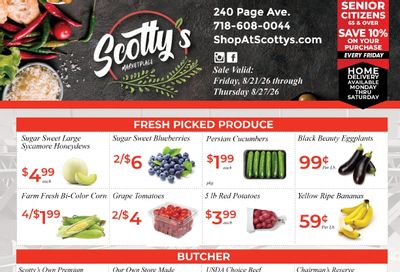 Scotty's Marketplace Weekly Ad August 21 - 27, 2026