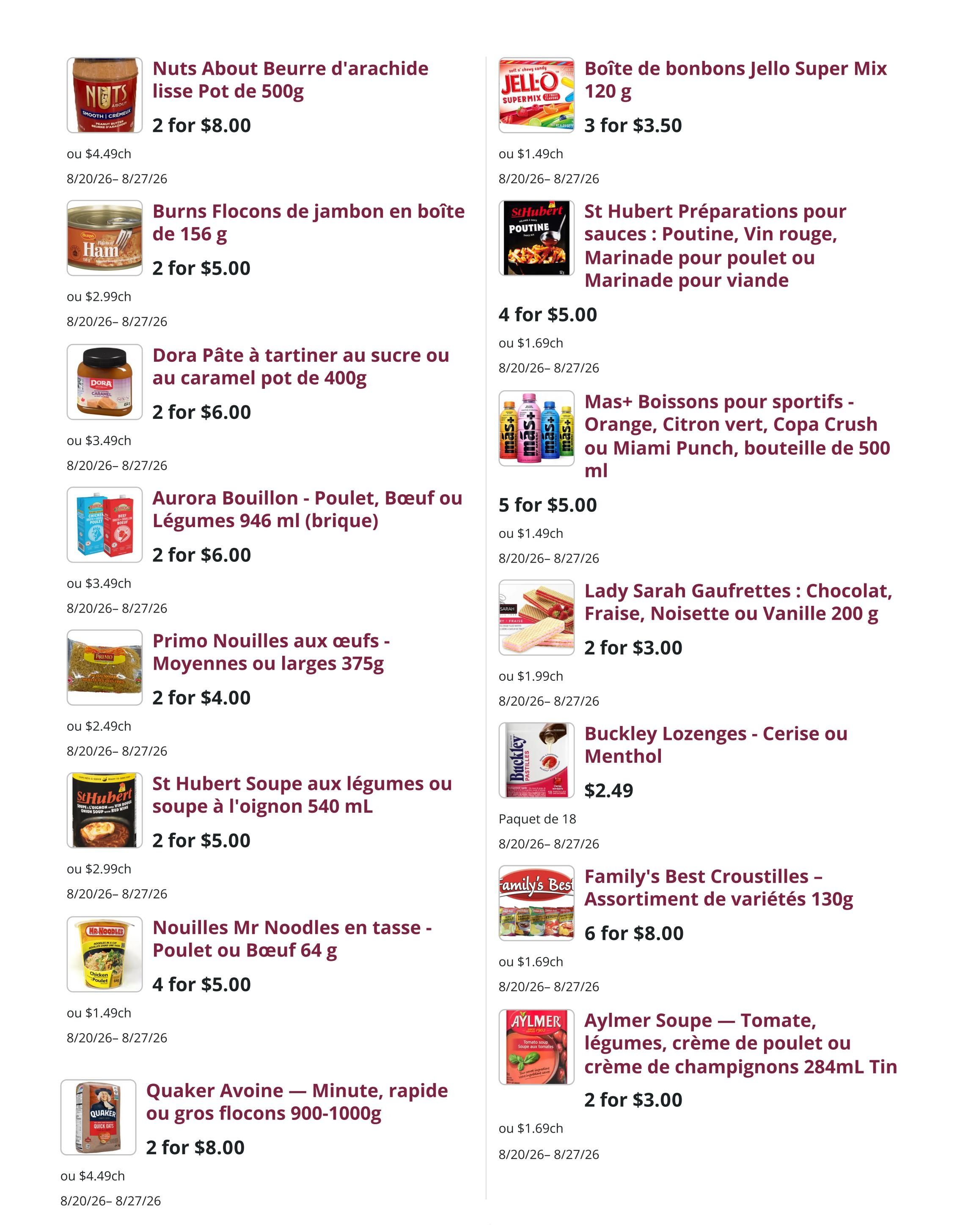 Mike Dean Local Grocer Flyer August 20 to 27