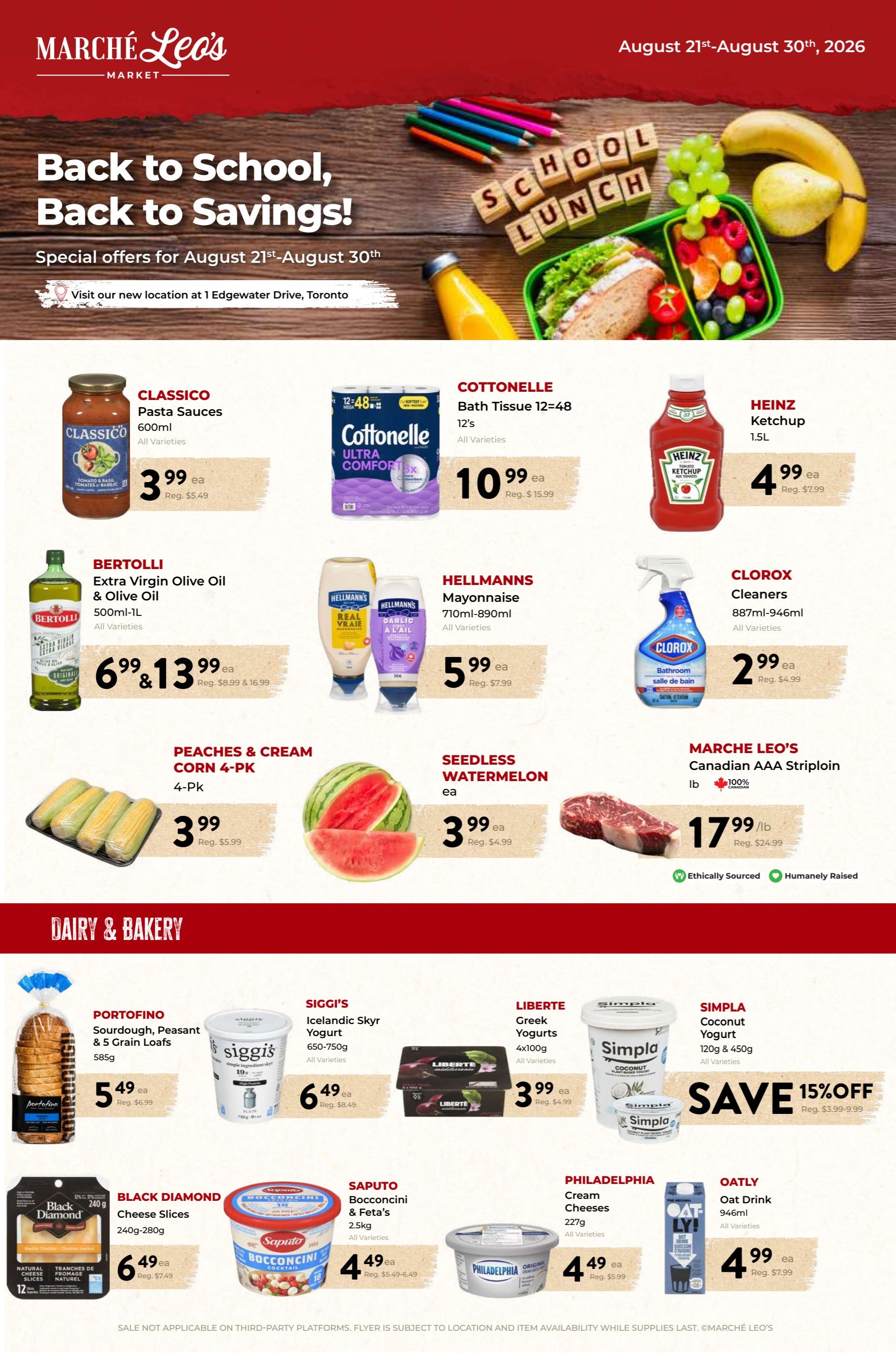 Marche Leo's Flyer August 21 to 30