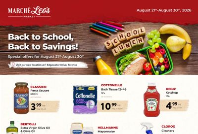 Marche Leo's Flyer August 21 to 30