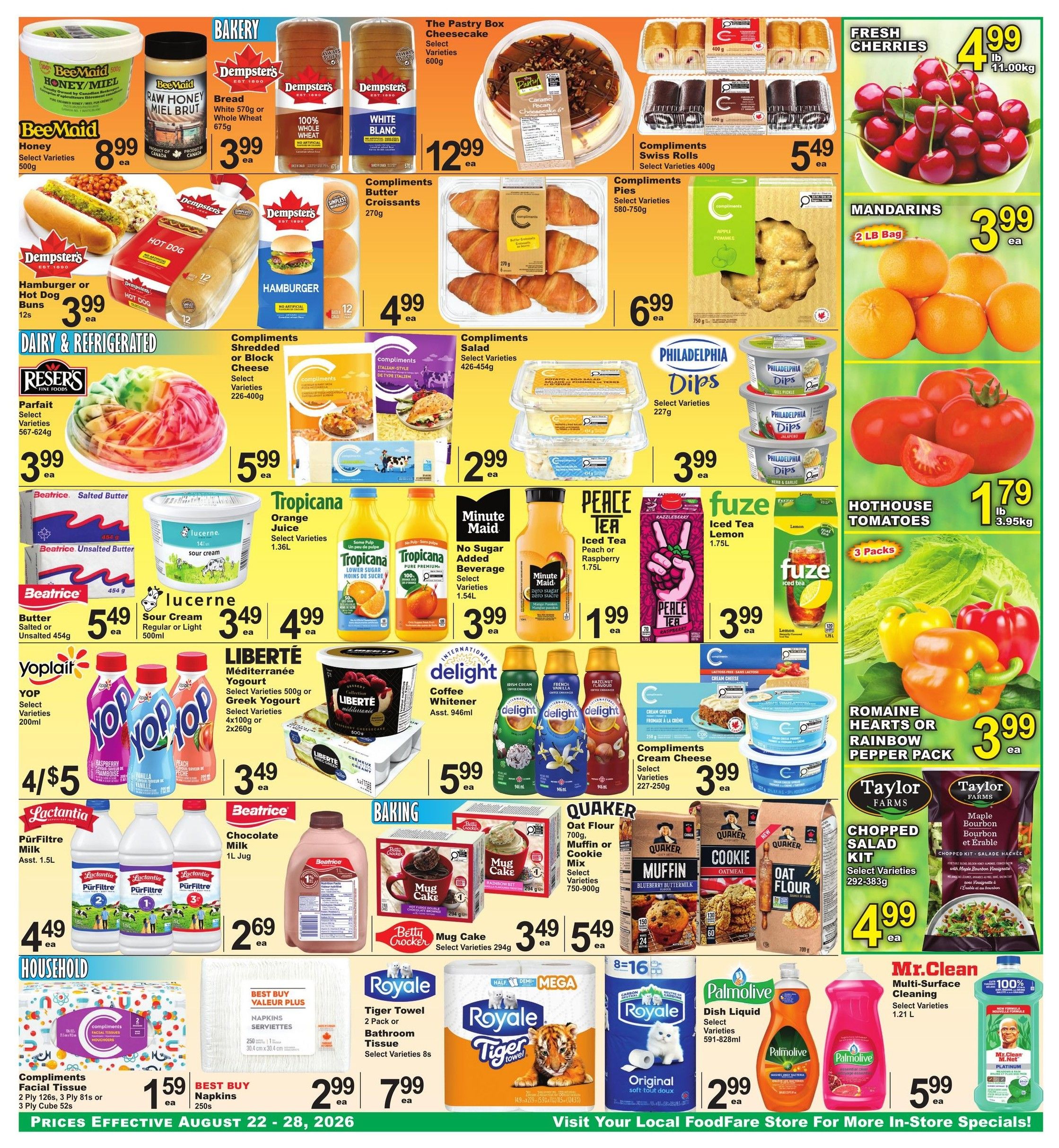Food Fare Flyer August 22 to 28
