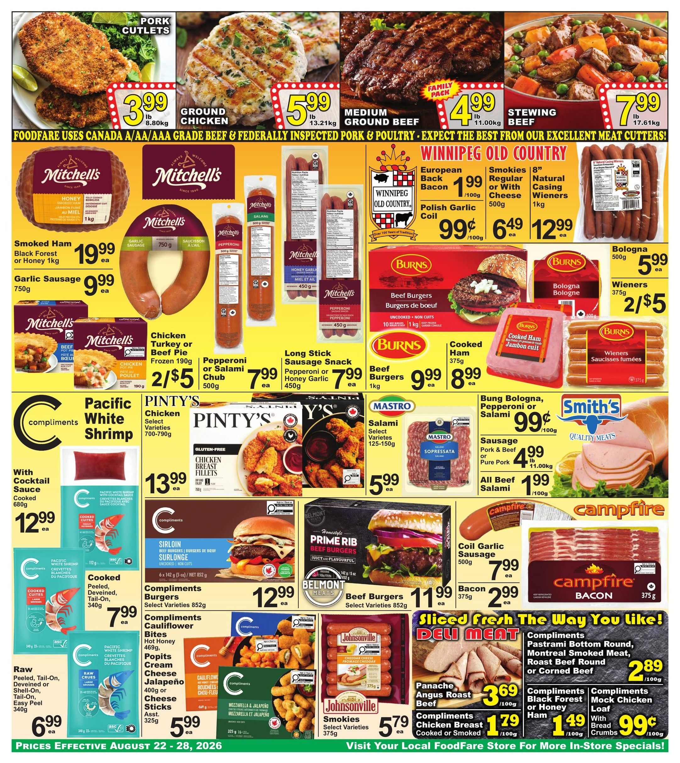 Food Fare Flyer August 22 to 28