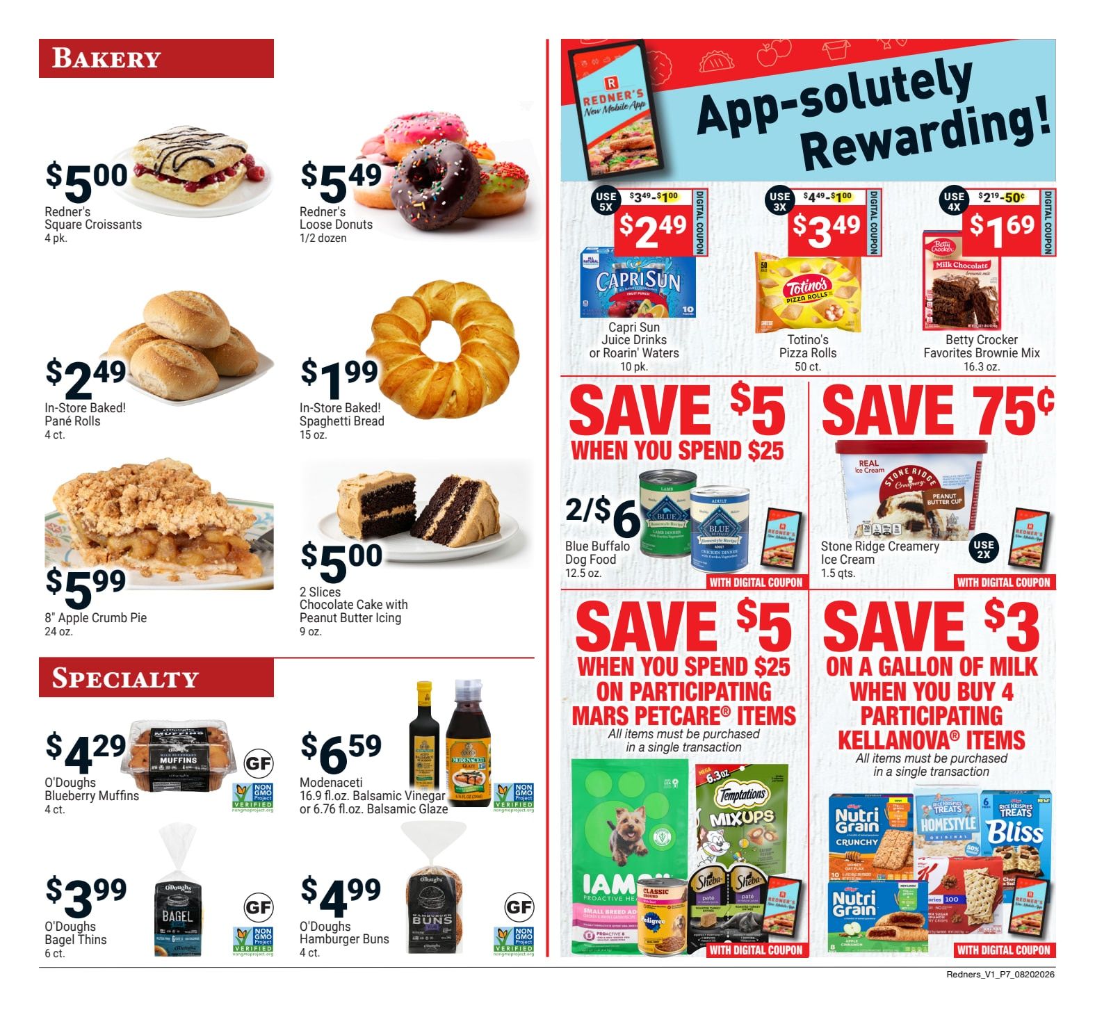 Redner's Markets (Fredericksburg and Palmyra, PA) Weekly Ad August 20 - 26, 2026