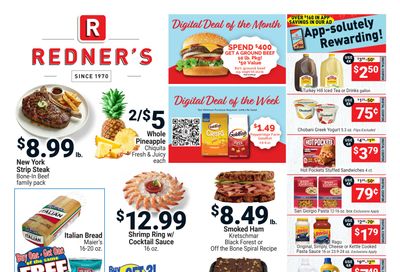 Redner's Markets (Hegins, PA) Weekly Ad August 20 - 26, 2026
