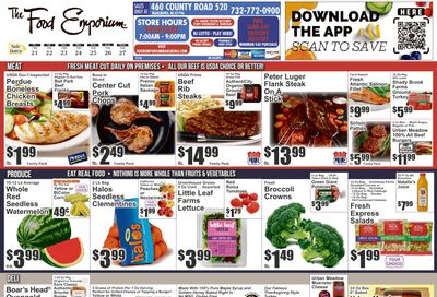 The Food Emporium (460 County Road 520, Marlboro, NJ) Food Emporium Weekly Ad August 21 - 27, 2026