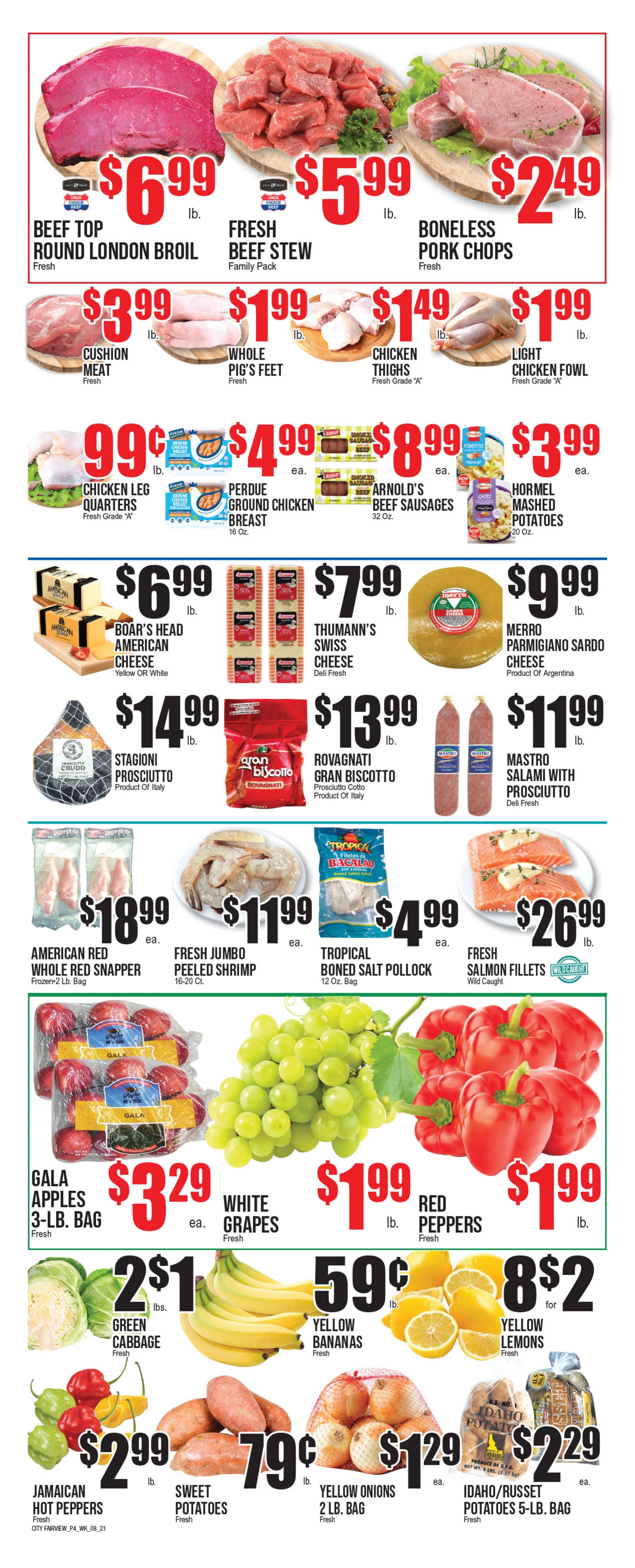 City Supermarkets (Fairview, NJ) Weekly Ad August 21 - September 3, 2026