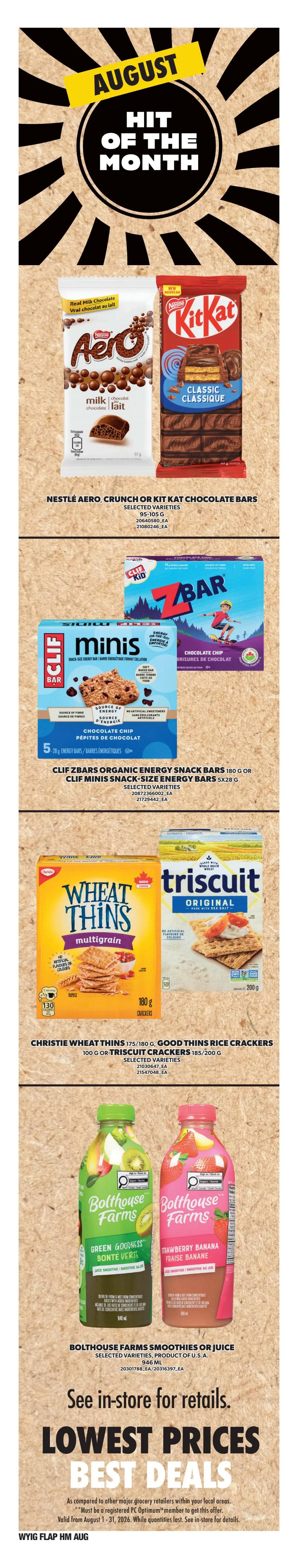 Independent Grocer (West) Flyer August 20 to 26