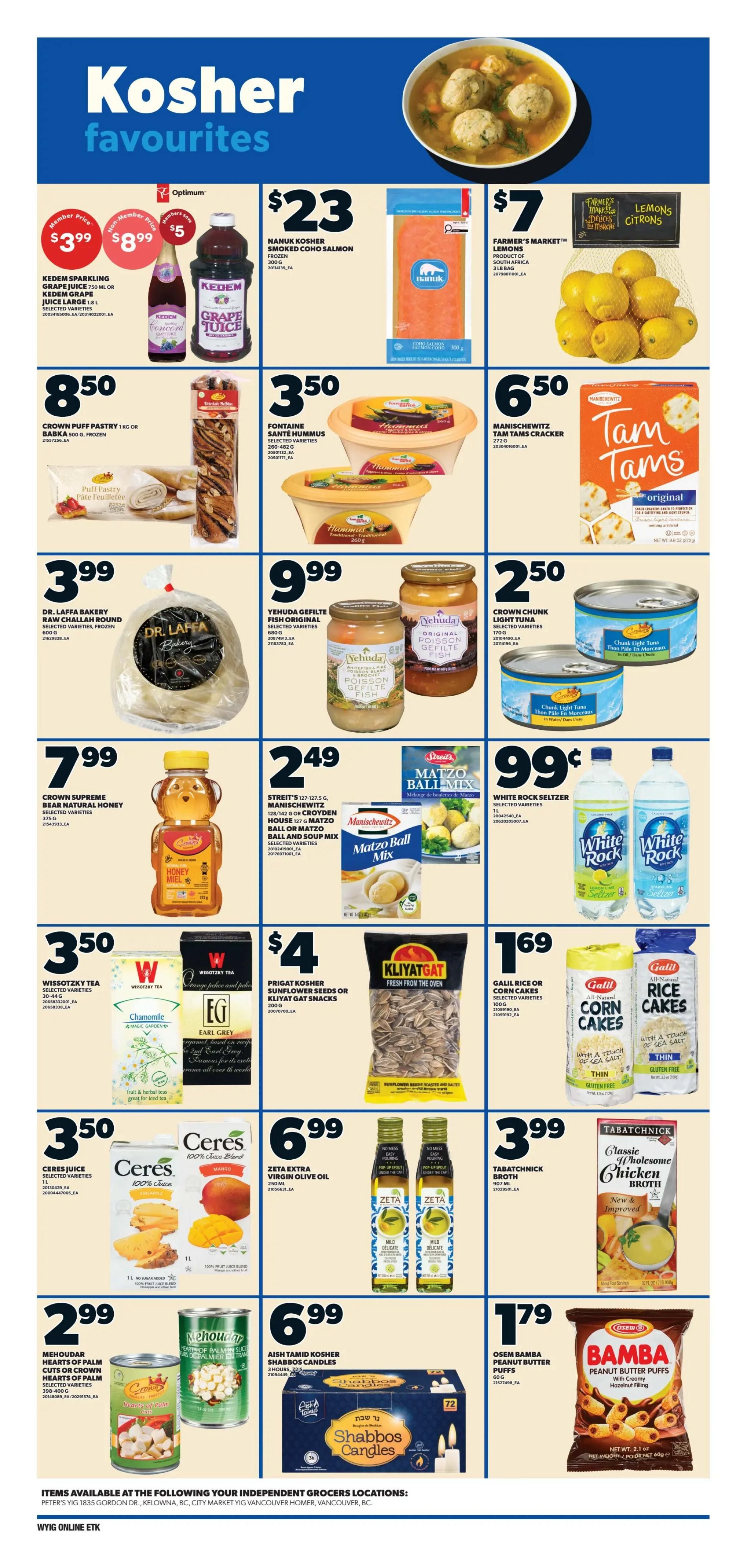 Independent Grocer (West) Flyer August 20 to 26